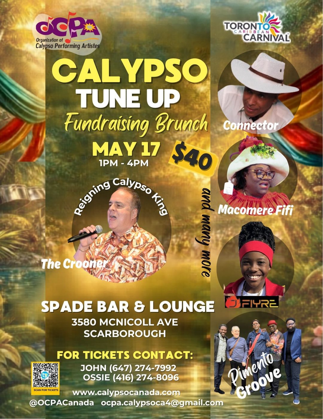OCPA Calypso Fundraising Brunch